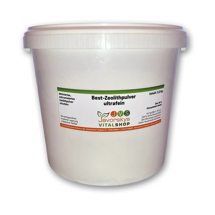 Zeolithpulver ultraplus 0-50 µm (0,7 kg, 1,5 kg, 3 kg)