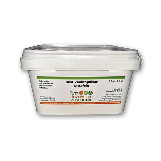 Zeolithpulver ultraplus 0-50 µm (0,7 kg, 1,5 kg, 3 kg)